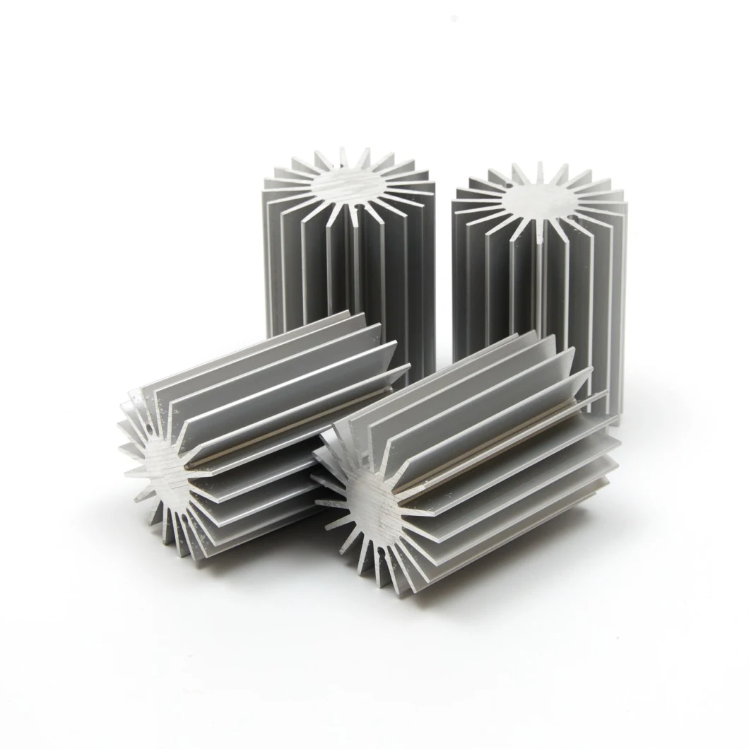 Aluminum Extrusion Anodized LED Heat Sink Parts Aluminium Profiles