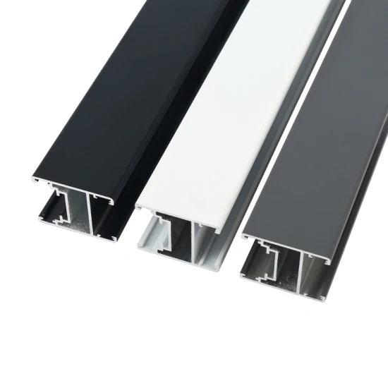 Perfil de extrusão de alumínio/alumínio anodizado de China Melhor preço 6063/6061 liga perfil industrial porta deslizante moldura de janela extrudada