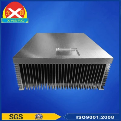 Aleta de resfriamento de dissipador de calor de perfil de alumínio personalizado de fábrica refrigerado a ar de alta potência