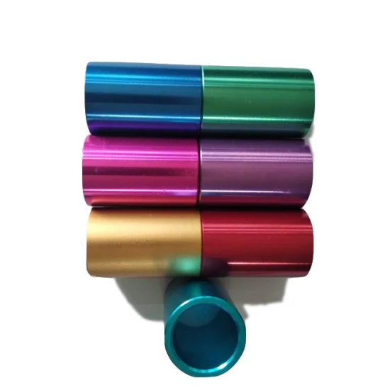 Tubos de alumínio anodizado colorido 7075 T6