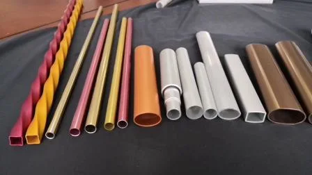 China Extrusão de alumínio de perfil personalizado redondo/quadrado/oval extrudado tubo/tubulação/tubo/tubulação